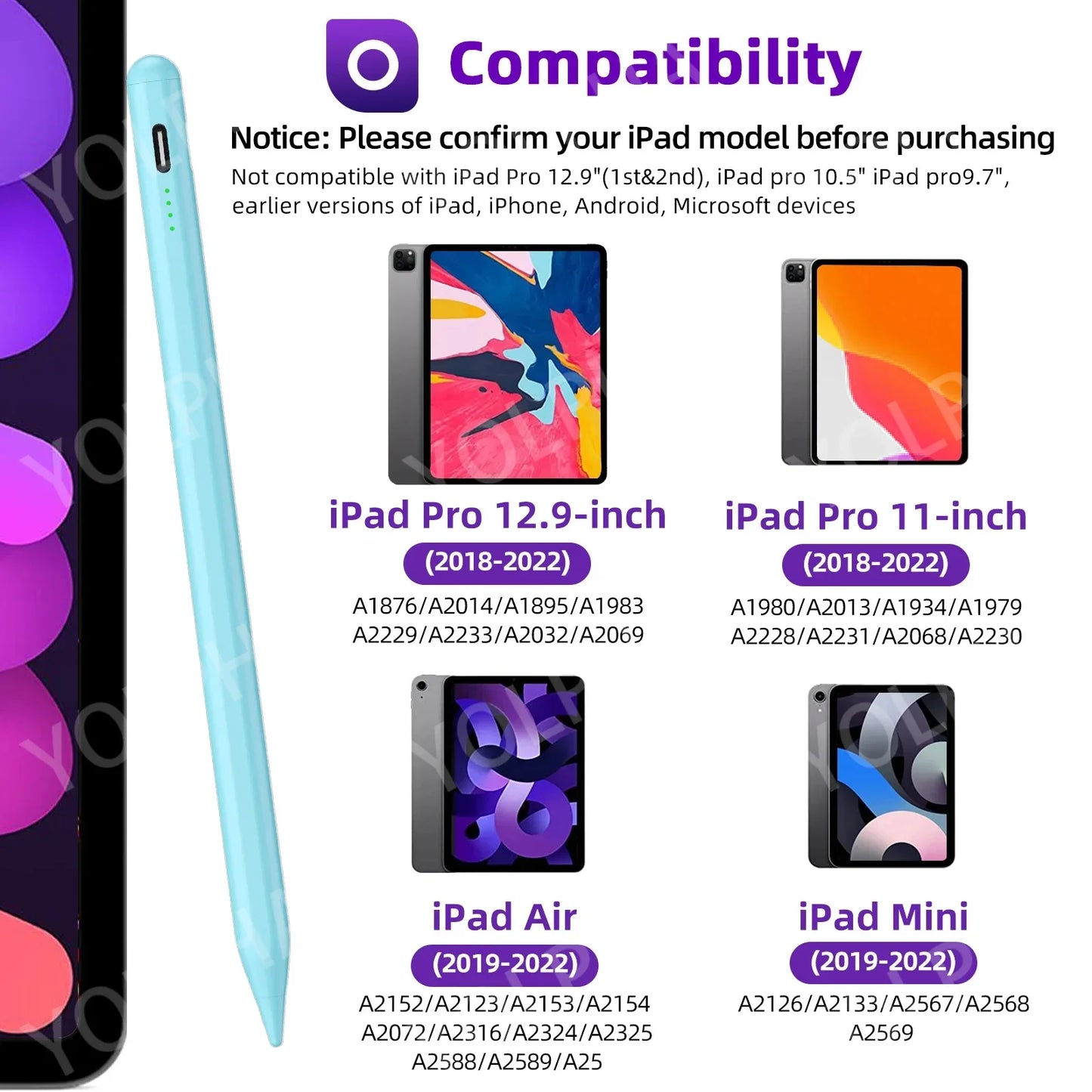 For Apple Pencil 2 iPad Pencil